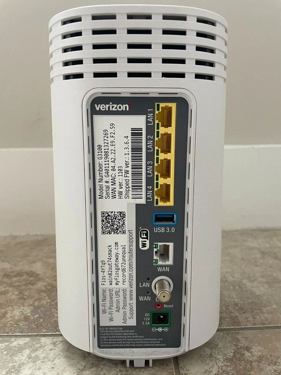 Verizon Fios Router G3100 blog.knak.jp