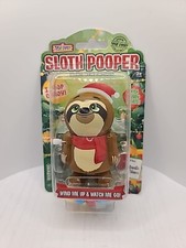 Sloth Pooper Christmas Walking Candy Dispenser-I Poop Candy-Wind Up Slotherhouse