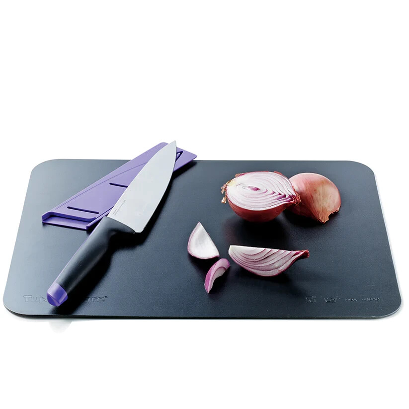 NEW Tupperware Universal Series chef knife sharp grape fizz