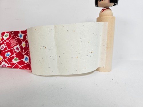 Authentic Japanese Kokeshi Scroll Doll 6" New Unused scroll - Picture 9 of 11