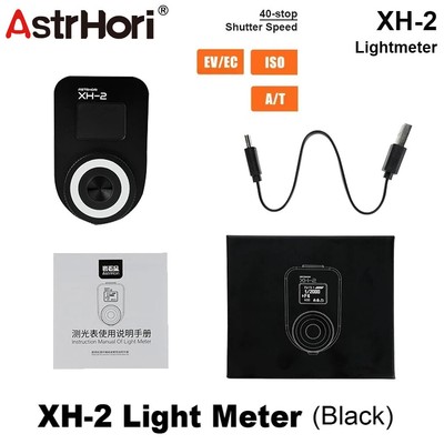 US AstrHori XH-2 Camera Light Meter Real-Time External Lightmeter ColdShoe Mount
