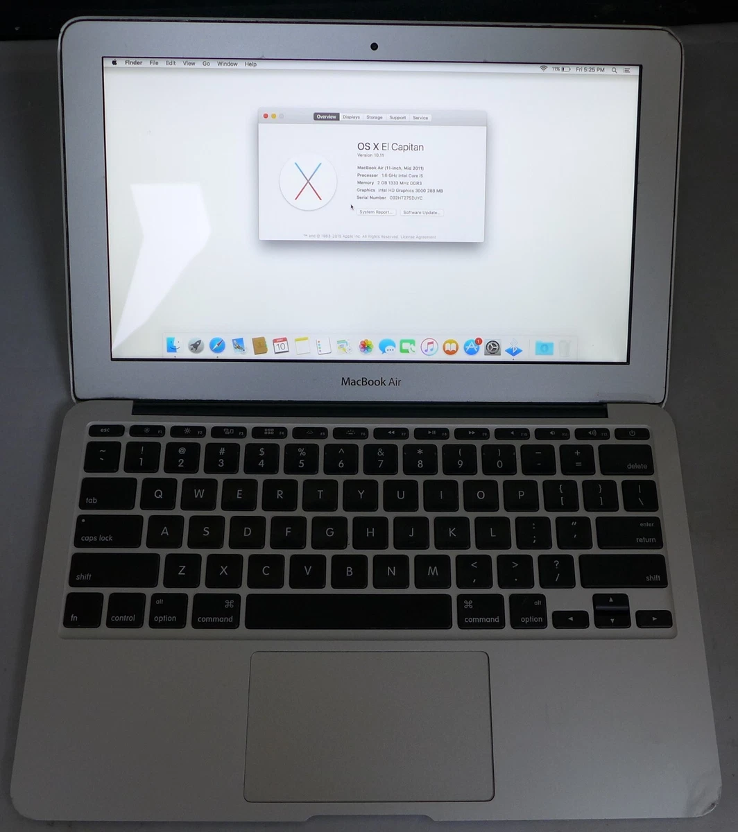 Apple MacBook Air 11 in 2011 for sale | eBay