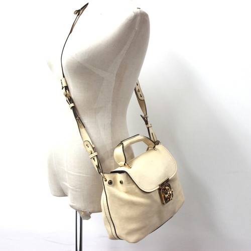 CHLOE Leather Elsie Hand Bag with Strap Light Beige - Picture 10 of 12