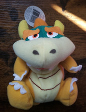 Vtg 1997 Nintendo BD A Super Mario 64 Bowser Bean Bag Plush Doll w/Hang Tag