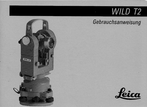 Wild Heerbrugg T2 (Mod) Bedienungsanleitung - PDF Datei in Englisch oder Deutsch - Bild 4 von 4