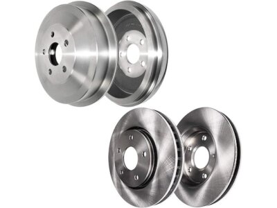 For 2004-2009 Chrysler PT Cruiser Brake Rotor and Drum Kit Detroit Axle 28213BP