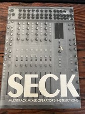 Vintage SECK Soundcraft Multitrack Mixer Manual