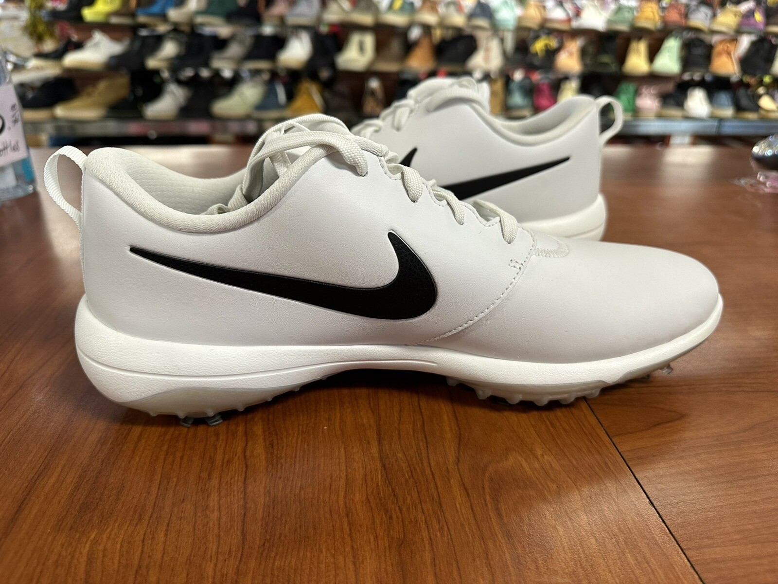 Nike Roshe G Tour Men's Size 10.5 W Wide Golf Shoes White Black AR5579-100