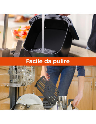 Friteuse sans huile 7,5 lt JCFA-501AP avec cuisson à 200°