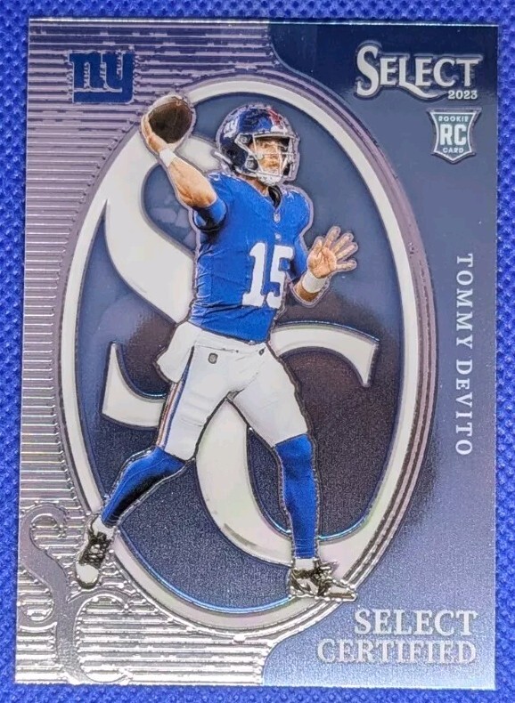 2023 Panini Select TOMMY DEVITO RC #CRO-TDE Certified Rookies New York Giants