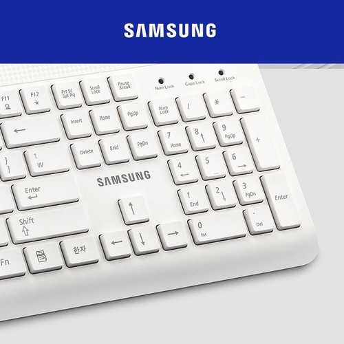 SAMSUNG Wired Keyboard SPA-KKA1BUW Gaming Light Quiet Typing USB Membrane Soft - Picture 4 of 5