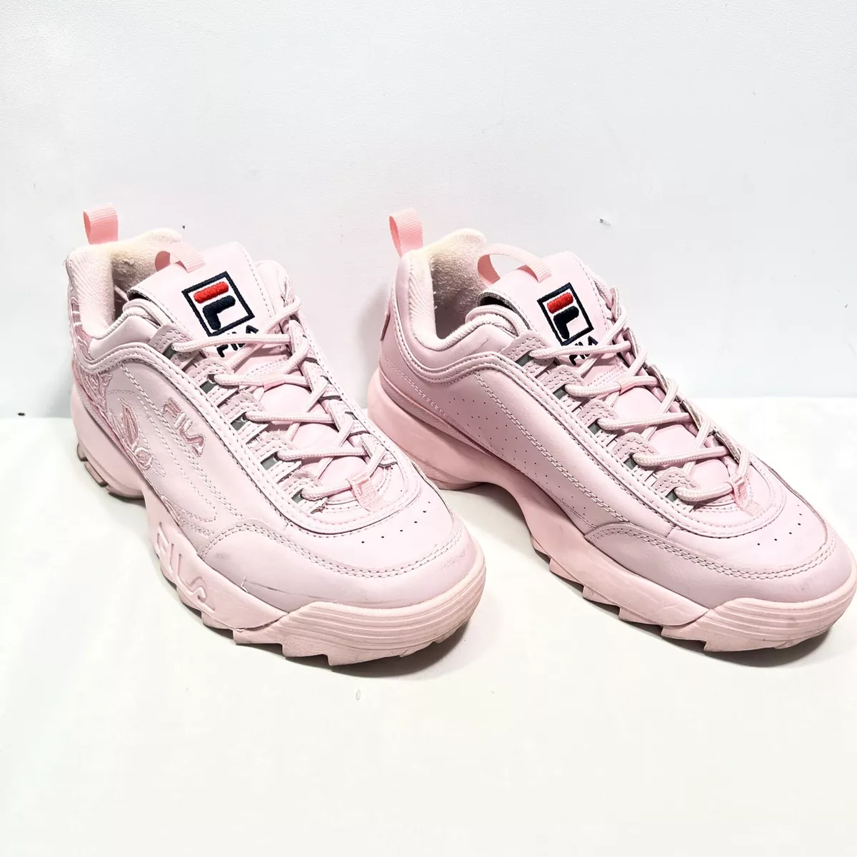 Harden Bad staking Fila Women&#039;s Disruptor II Embroidery (Rose), Pink, US Size 9, Style  5FM00605-650 | eBay