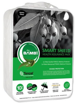 Bambi Tencel Mattress Protector Health Assurance Pack - King Single