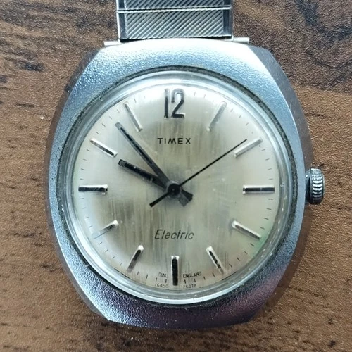 Vintage Timex Electric  Stainless Steel Watch