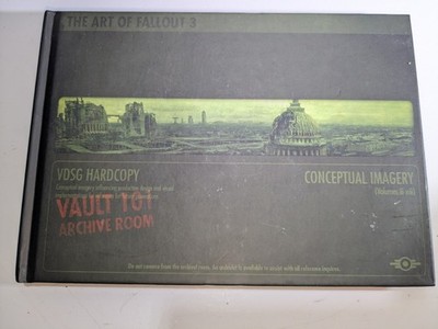 The Art of Fallout 3 Hardcover Concept Art Book Collector's Edition 2008 Dents