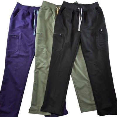 FIGS Pants Mens 36x32 Purple Cargo Relaxed Knit Polyester Viscose Spandex