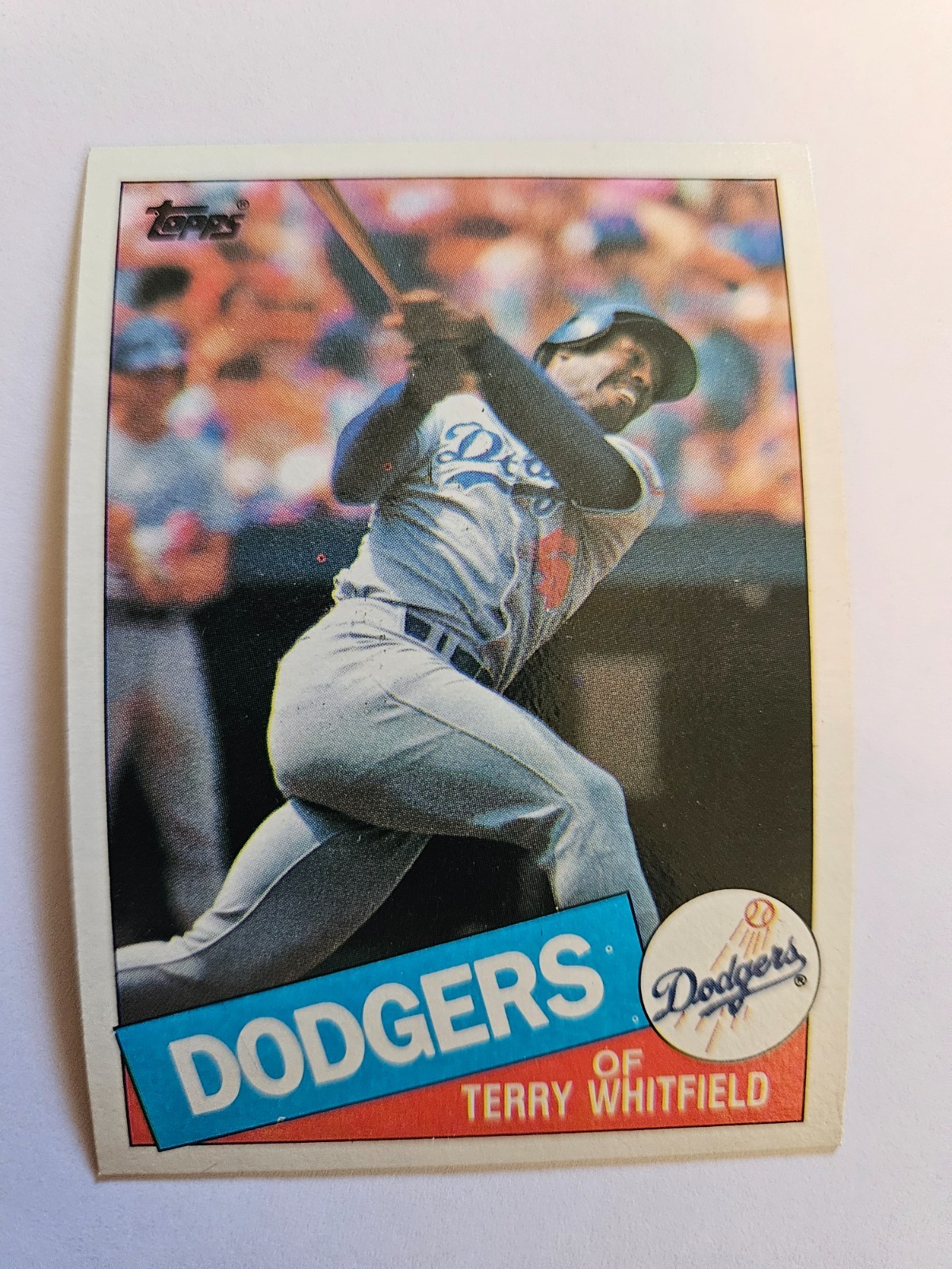 1985 TOPPS TERRY WHITFIELD #31 NM