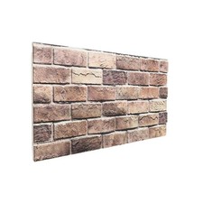 Wall Panels 10 pcs Brown and Grey 100 x 50 cm EPS Foam vidaXL