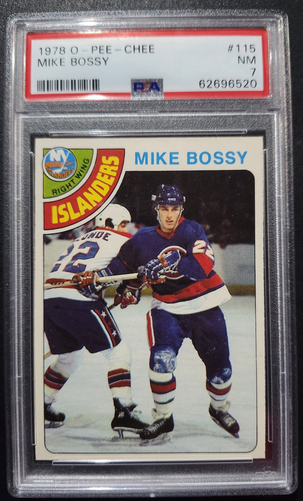 1978 OPC Mike Bossy ROOKIE PSA 7 NM 115 HOF Iconic Card