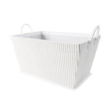 Storage Basket Hamper Organiser Tapered  Bin Home Laundry Clothing Toy Box bath