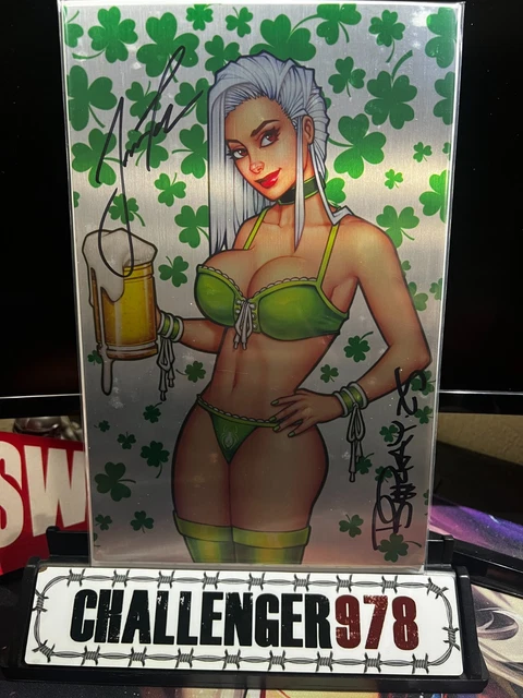 WHITE WIDOW #4 Bill McKay IRISH METAL DOUBLE SIGNED w/ COA