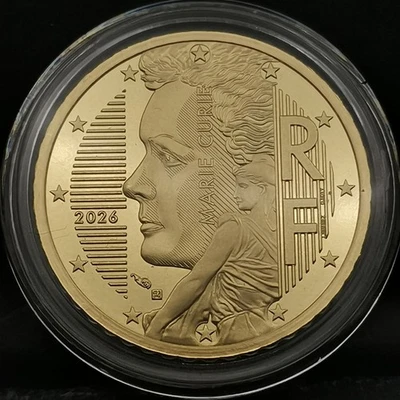 50 CENTS EURO 2026 BE BELLE EPREUVE MARIE CURIE 5000 EX. FRANCE / ISSUE DU COFFR - Photo 1/2