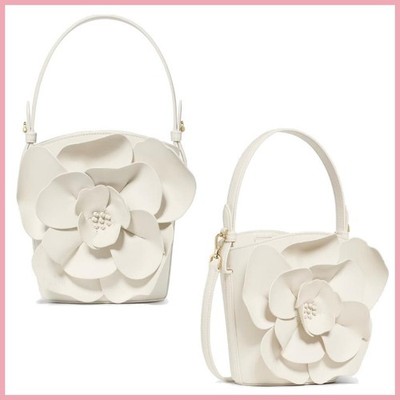 KATE SPADE FLORA BUCKET BAG MERINGUE KO474 IN ORIGINAL FACTORY WRAPPING NWT $449