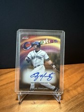 Topps 2025 Finest Creators Autographs Edgar Martinez Gold Refractor /50 CAV-EM