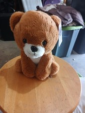 Peluche orsacchiotto marrone Mira giocattolo nuovo con etichetta