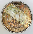 1896 P MORGAN DOLLAR! MASSIVE TAB TONER$$ GEMBU+++ BEAUTIFUL COLOR NR #64649