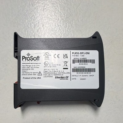 ProSoft Technology PLX51-DF1-ENI Gateway EtherNet/IP Router, MPN PLX51-DF1-ENI