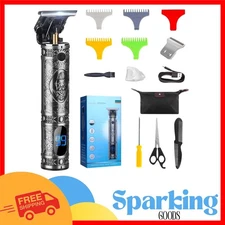 Professional Hair Clippers for Men with Replacement Blade - Cordless & Quiet