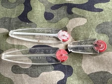 Lot of 3 Vintage Zippo Dial-A-Flint Dispenser - 1960s 1970s