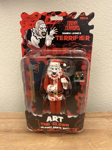 NECA Toony Terrors Terrifier Art the Clown Bloody Santa Suit Action Figure