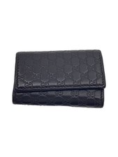 GUCCI Key Case Guccissima Leather BRW Men's