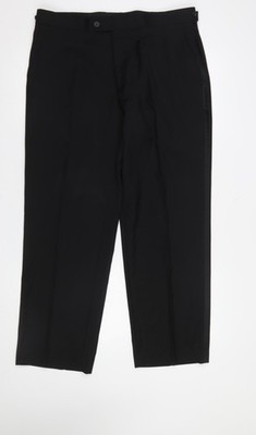 Taylor & Wright Anzughose Herren schwarz 36S