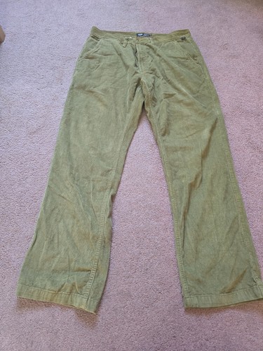 Mens Vans Green Corduroy trousers Size 36. Chinos.