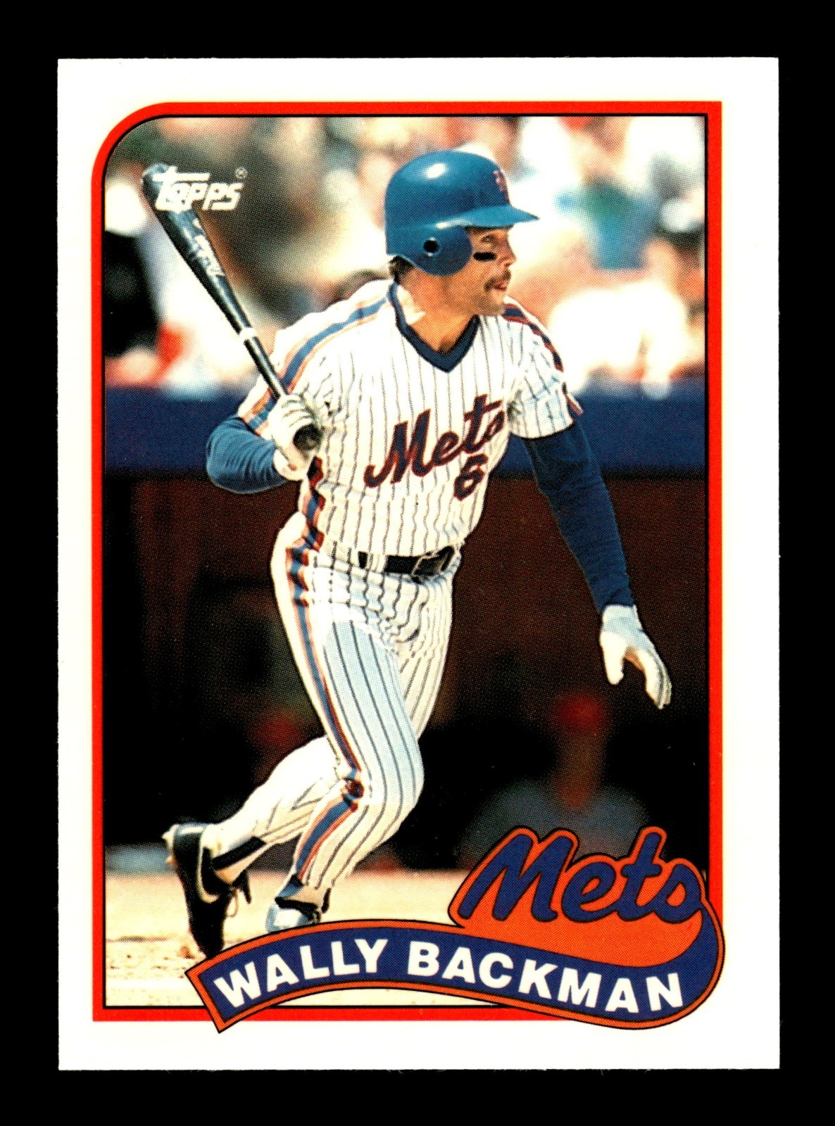 WALLY BACKMAN ⚾ 1989 Topps Collector's Edition Tiffany #508 NY Mets