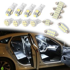 Fit T10 5smd Map Dome License Plate Lights White Led Interior Package Kit 14pcs Fit T10 5smd Map Dome License Plate Lights White Led Interior Package Kit 14pcs