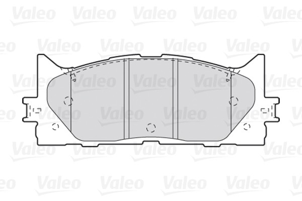 VALEO 301890 Kit pastiglie freno, Freno a disco per LEXUS,TOYOTA,TOYOTA (GAC)