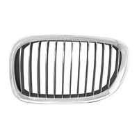 Diederichs LüFtungsgitter KüHlergrill Chrom/Schwarz FüR Bmw 7Er F01 Links