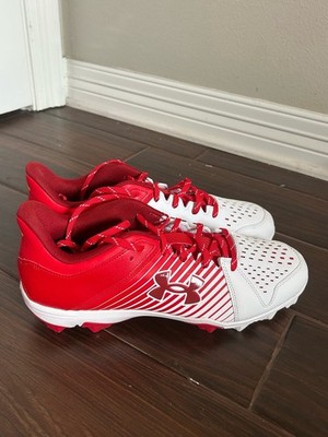 Under Armour Men's Leadoff Low RM Baseball Cleats Red Size 13 M
