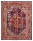 Amazing Hand Knotted Vintage Tribal Tabreez Wool Area Rug 13 x 8 Ft — photo 1