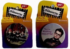 VINTAGE 2 Piece Ozzy Osbourne  The Osbourne Family Official Jack &Family 2003