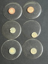 LOT OF 6 GLASS POCKET WATCH CRYSTALS SIZE 20 REPLACEMENT PARTS