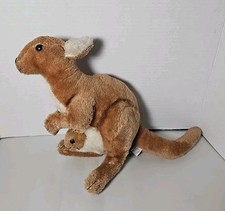 Dakin Mama Kangaroo  Baby Joey Plush Stuffed Animal VTG 1975 Toy 15" Brown Read