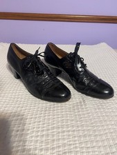 Vtg 1930's Black Heels