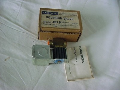 NIB DEMA ENG. CORP. SOLENOID VALVE model 401P