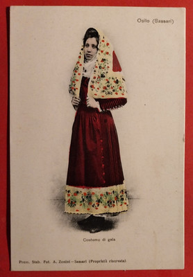 POSTCARD COSTUMES OSILO SASSARI (C 94 )