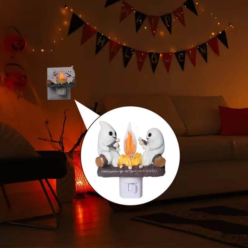 🔥🎃 Luces de Noche Halloween Tipo Fogata – ¡Efecto Real de Llama sin Calor! 👻 - Image 4 of 4